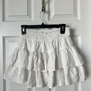 Arizona Jeans White Tiered Women's Skirt
